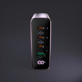 Сетевое зарядное устройство SMARTCube™ Vision 100 Вт GaN Pro с дисплеем питания, 3 порта USB-C PD3.1 + USB-A